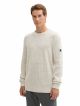 structure mix nep knit