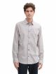 fitted printed stretch shirt