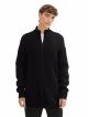 Twotone knitted troyer