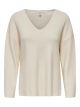 ONLKATIA LS RIB V-NECK CC KNT