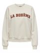 ONLTODDY L/S TERRY PRINT O-NECK SWT