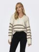 ONLMONNA LS SPLIT NECK COLLAR CC KN