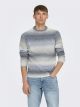 ONSTIMBER REG 5 SPRAY CREW KNIT