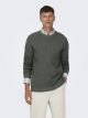 ONSKALLE REG 12 STRUC CREW KNIT NOO