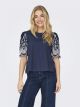 JDYOMA BRODERIE ANGLAISE TOP JRS