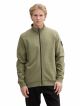 stand up collar sweat jacket