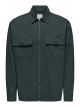 ONSTEAM LS HEAVY TWILL ZIP RLX SHIR