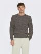 ONSFELIP LIFE REG 5 TWIST CREW KNIT