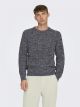 ONSFELIP LIFE REG 5 TWIST CREW KNIT