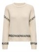 ONLAMANDA LIFE LS O-NECK DETAIL KNT