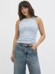 JXFOREST STR SL RIB AOP TOP JRS