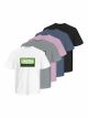JCOLOGAN SUMMER PRINT TEE CREW 5PK