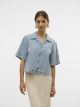 VMMARY 2/4 V-NECK DNM SHIRT SI313