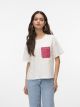 VMDAMBRA S/S O-NECK T-SHIRT JRS BTQ
