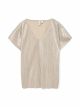 VMDUVI S/S V-NECK TOP JRS BTQ GA NL