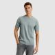 Crewneck cotton blend slub
