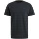 Short sleeve r-neck jacquard strip