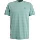 Short sleeve r-neck jacquard strip