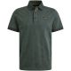 Short sleeve polo fine pique aop