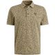 Short sleeve polo slub jersey aop