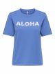 ONLABELONE S/S WORD TOP BOX JRS