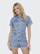 ONLCASTEL S/S DNM PLAYSUIT AZG