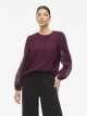 VIMIKA O-NECK L/S TOP - NOOS