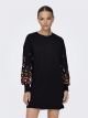 ONLBROOKE LS SHORT DRESS FLOWER SWT