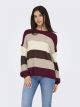 ONLATIA L/S STRIPE PULLOVER KNT NOO