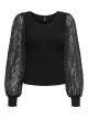 ONLJULIE LS RIB MIX O-NECK CC KNT