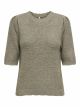 ONLKATIA SS STRUCTURE O-NECK CC KNT