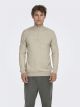 ONSLOUI REG 12 MEL HALF ZIP KNIT NO