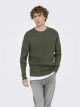 ONSLOUI REG 12 CABEL CREW KNIT NOOS