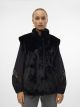 VMSONJAPOPPY FAUX FUR WAISTCOAT GA