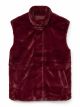 VMSONJAPOPPY FAUX FUR WAISTCOAT GA