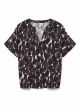 VMFANINI S/S V-NECK TOP WVN BTQ GA