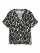 VMFANINI S/S V-NECK TOP WVN BTQ GA