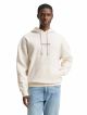 relaxed printed hoodie