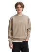 relaxed printed crewneck