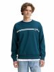 Printed crewneck sweater