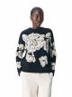 OBJRAY LO L/S KNIT PULLOVER AOP NOO