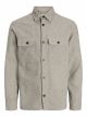 JPRRAYLE MELANGE SOLID L/S OVERSHIR