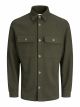 JPRRAYLE MELANGE SOLID L/S OVERSHIR