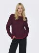 JDYEVIE L/S ON CONTRAST PULLOVER KN