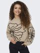 JDYJELLA L/S FLOWER PULLOVER KNT NO