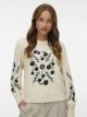 VMJUTA LS O-NECK EMBRODERY PULLOVER