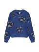 VMPOILU FLOWER LS O-NECK PULLOVER B