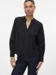 VMFANNI LS V-NECK TOP WVN GA