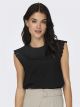 JDYSALVA LIFE S/L CROCHET TOP JRS N
