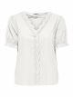 ONLERIKA SS V-NECK TOP WVN CS